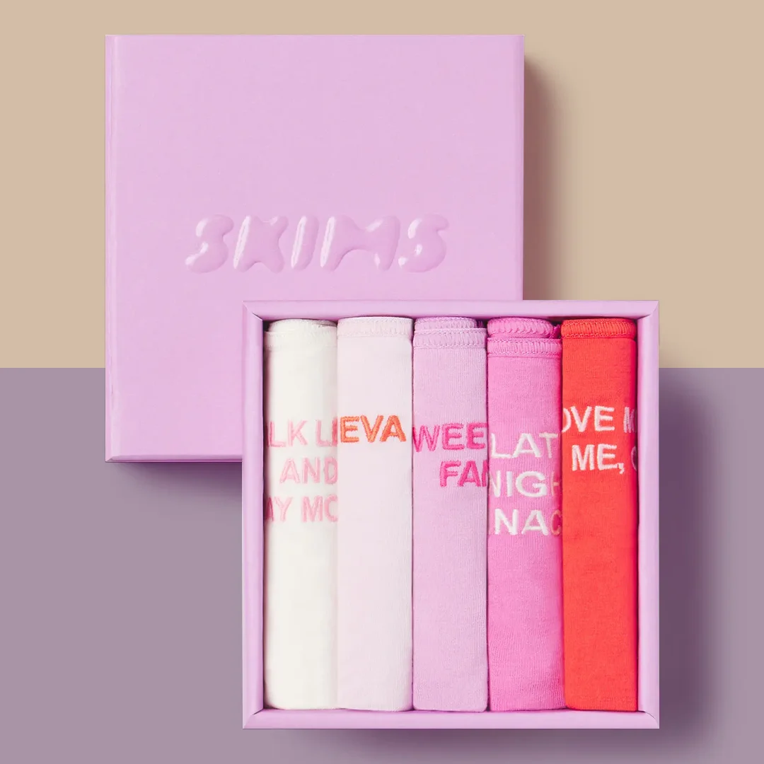 skims box packaging
