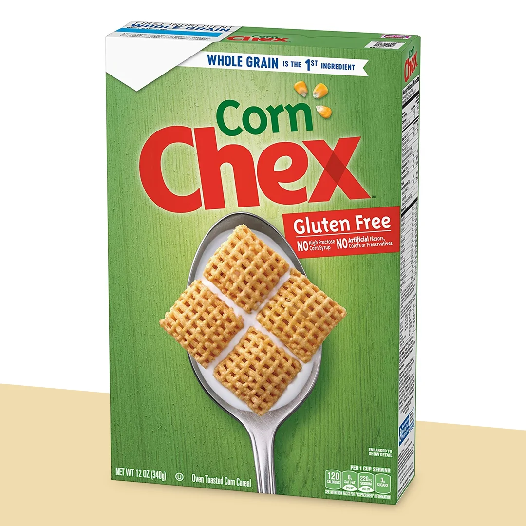 Green 12 oz cereal box