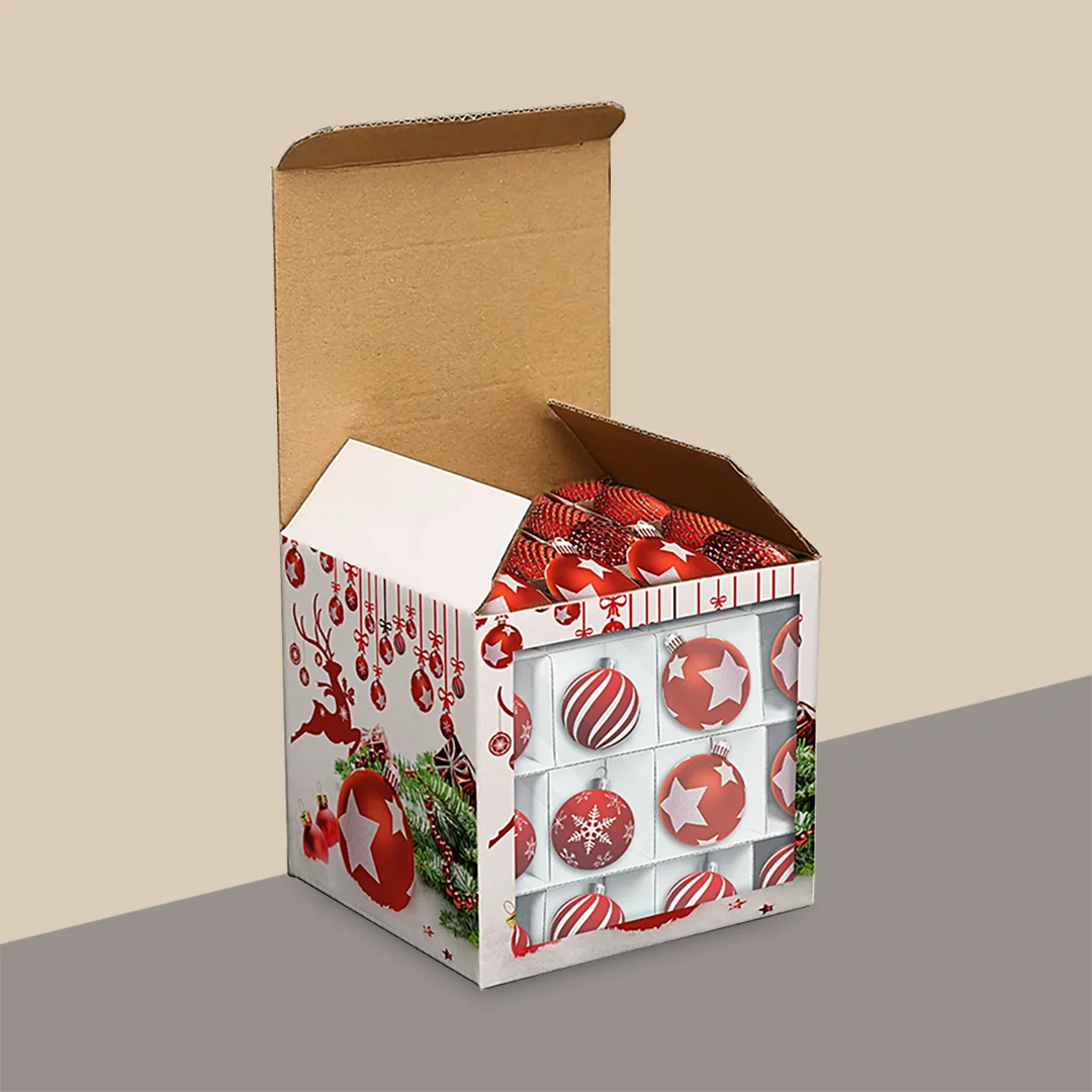 cardboard box ornament