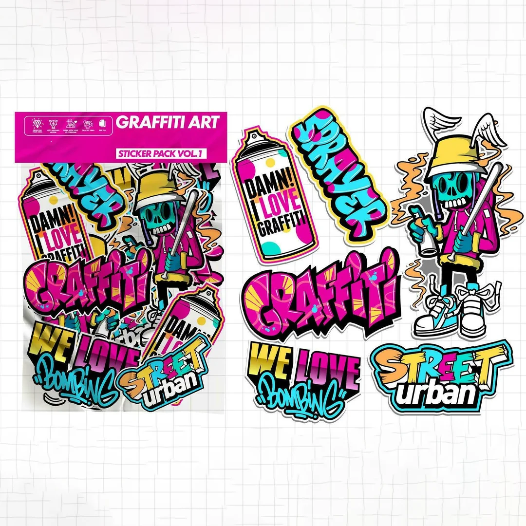 Custom Graffiti Stickers