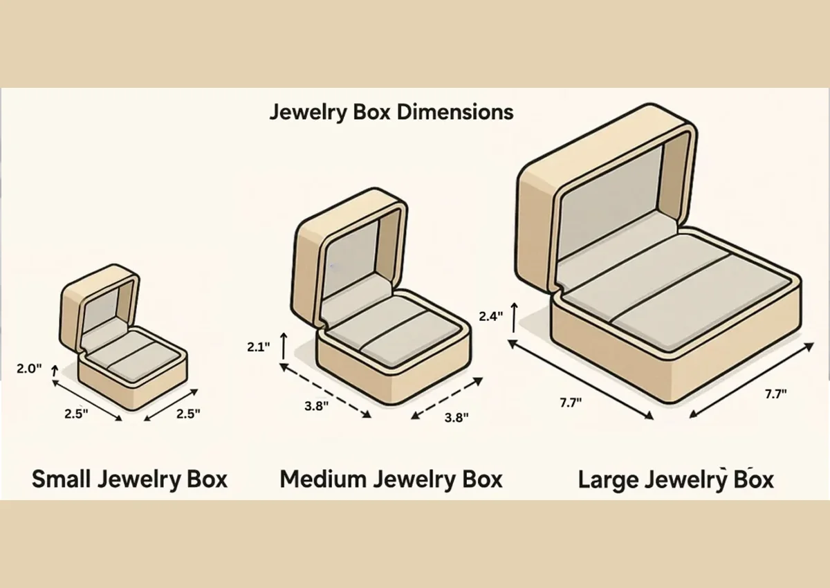 jewelry box dimensions