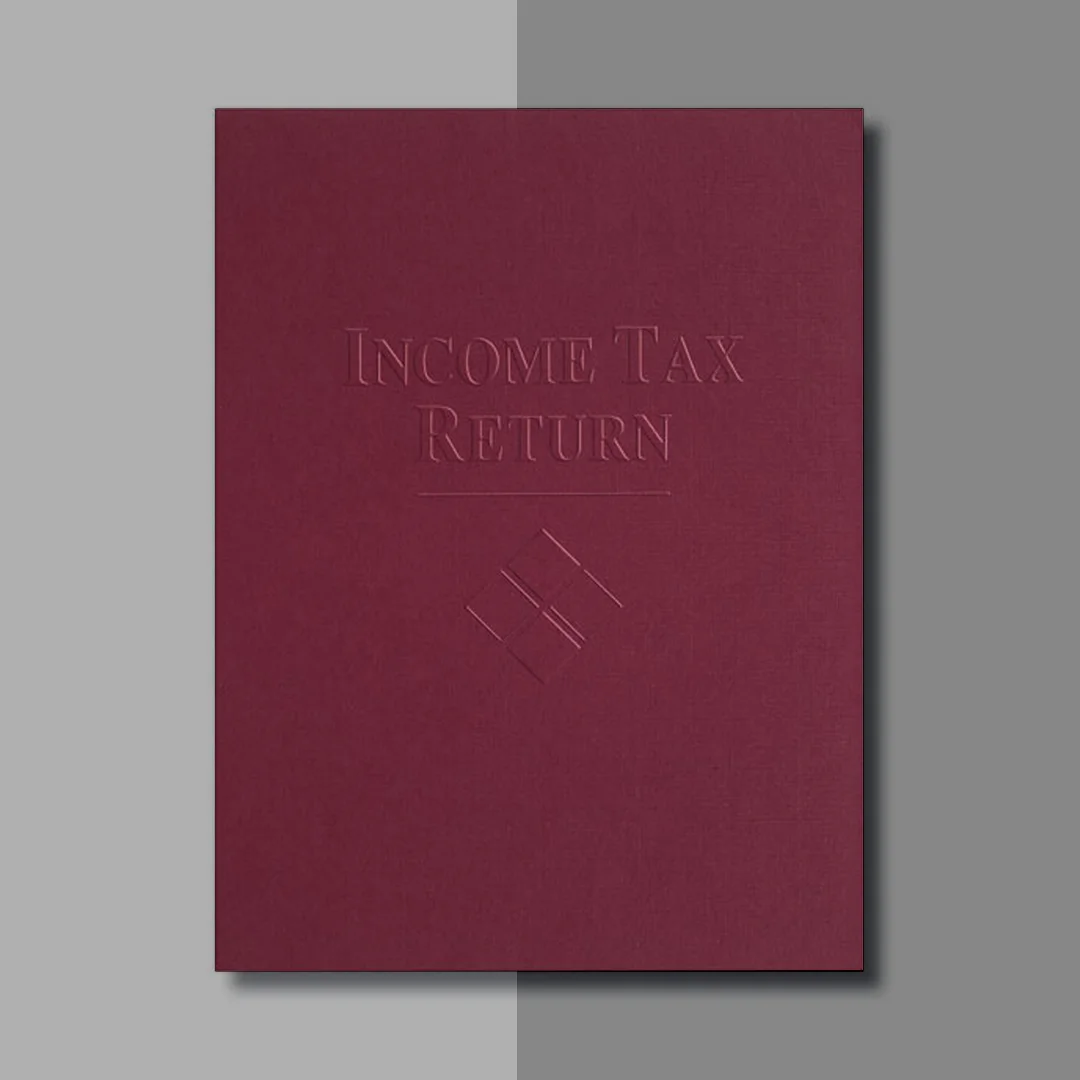 embossed business folders
