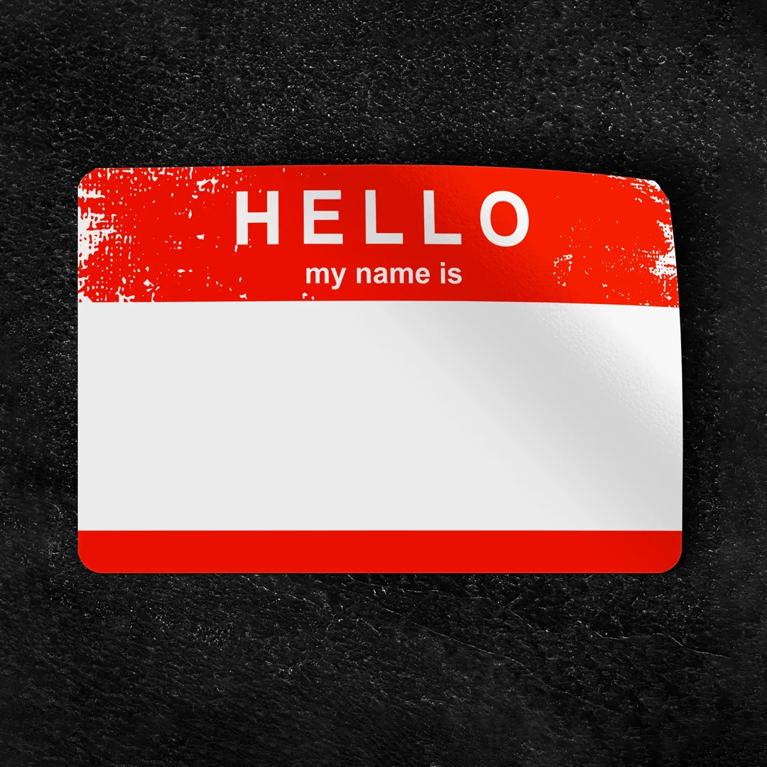 hello my name is eggshell stickers