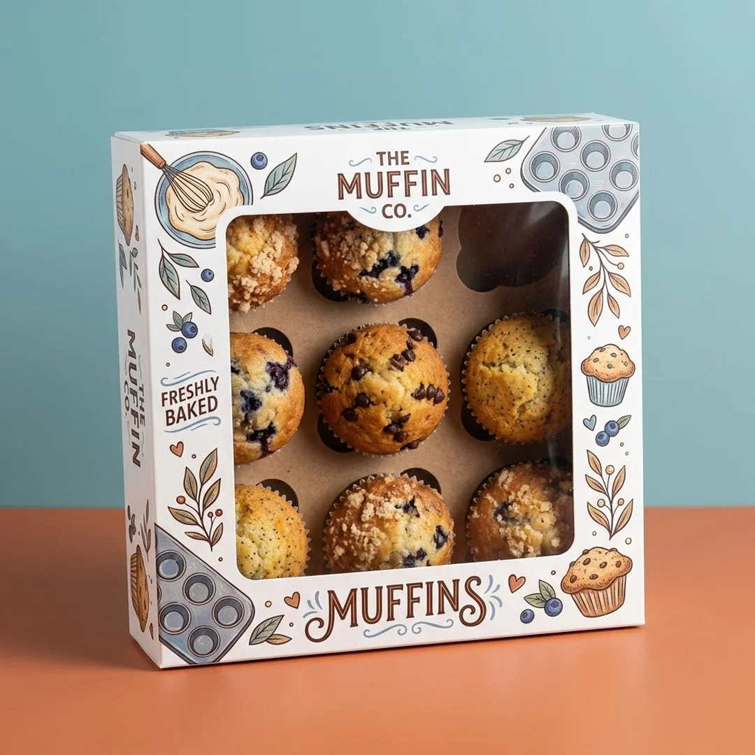 Muffin Box With Window
