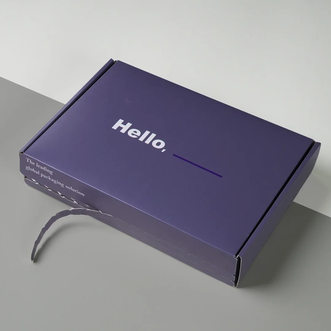 premium purple mailer boxes