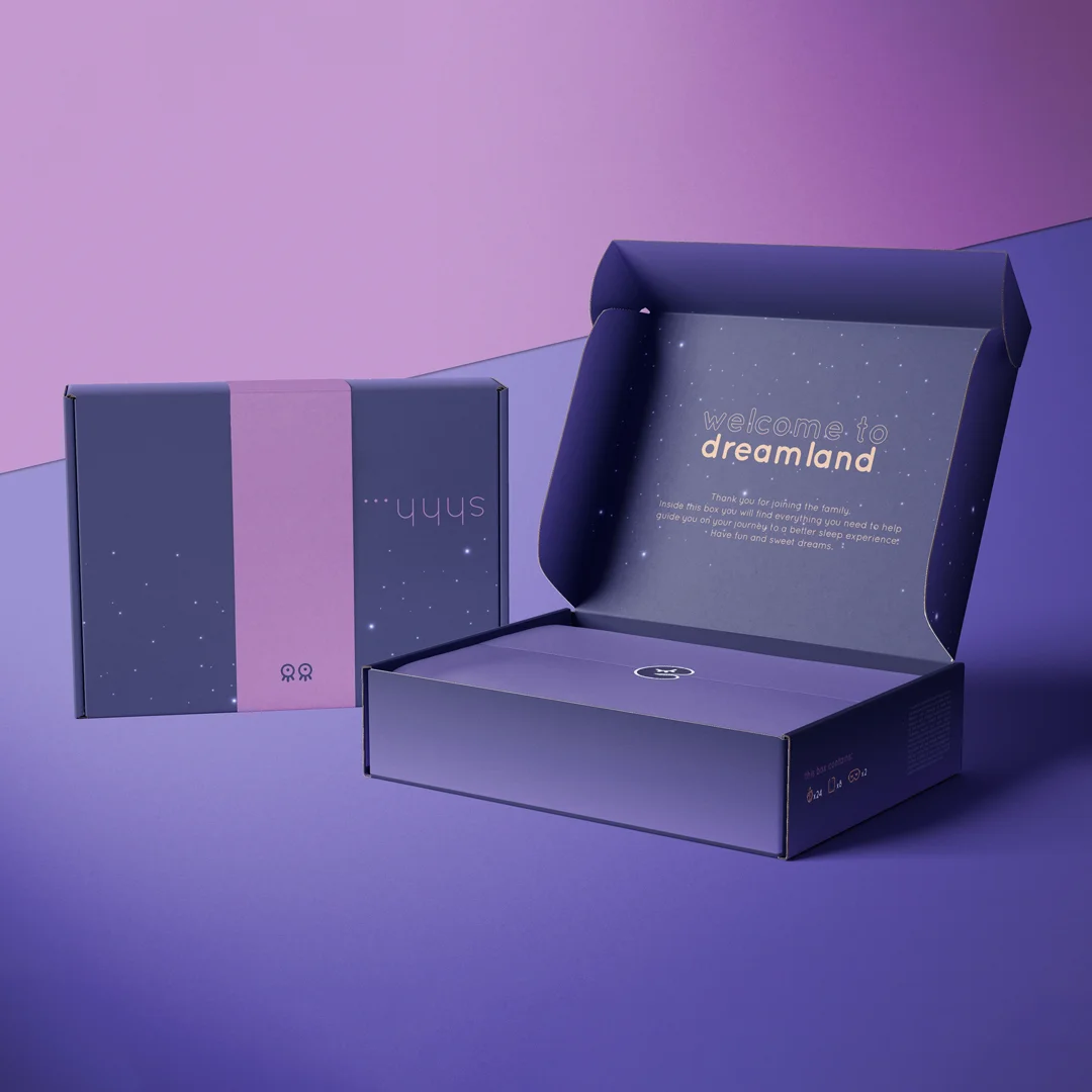 purple mailer boxes wholesale