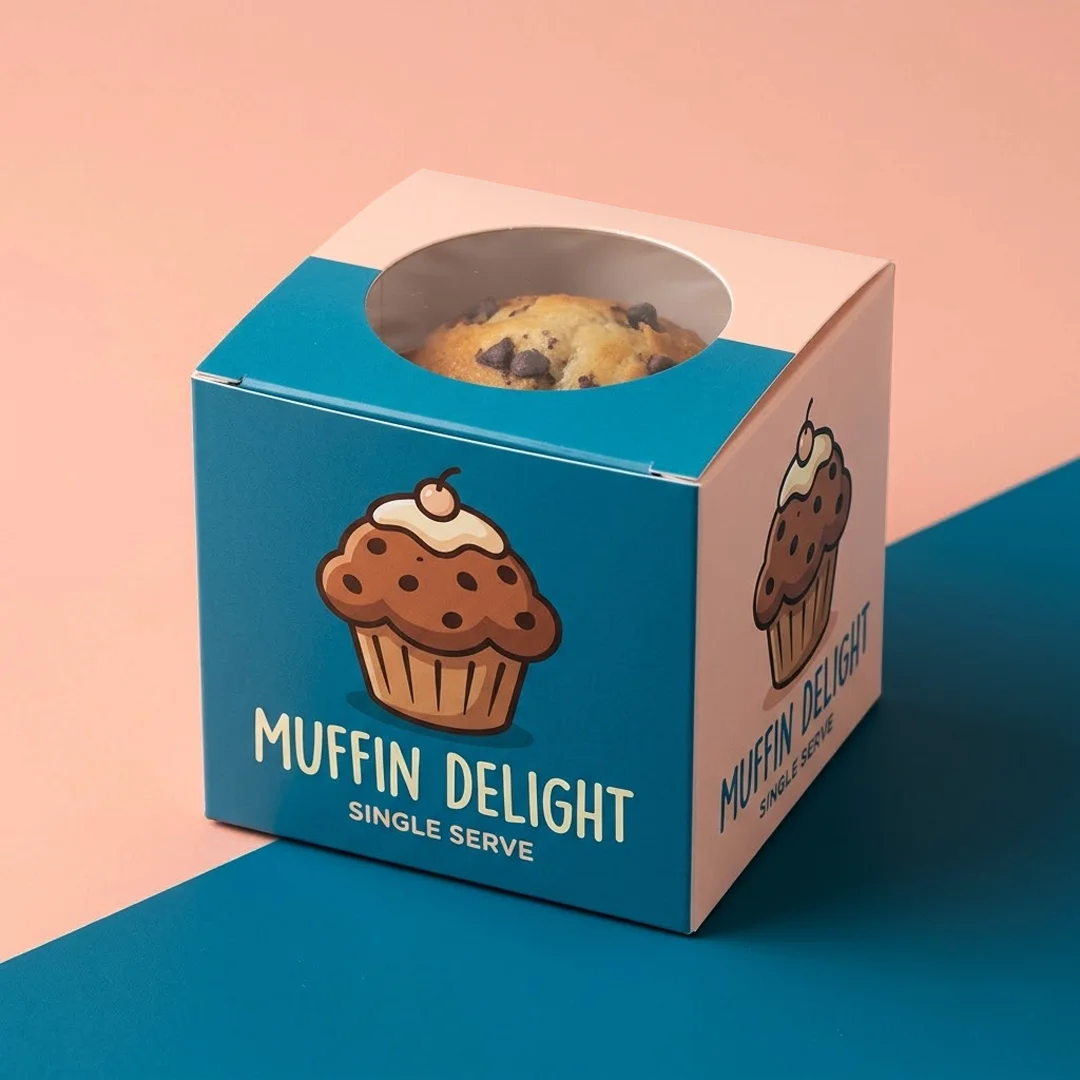 single muffin box