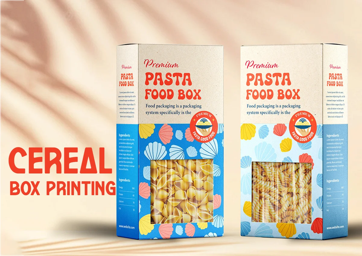cereal box printing
