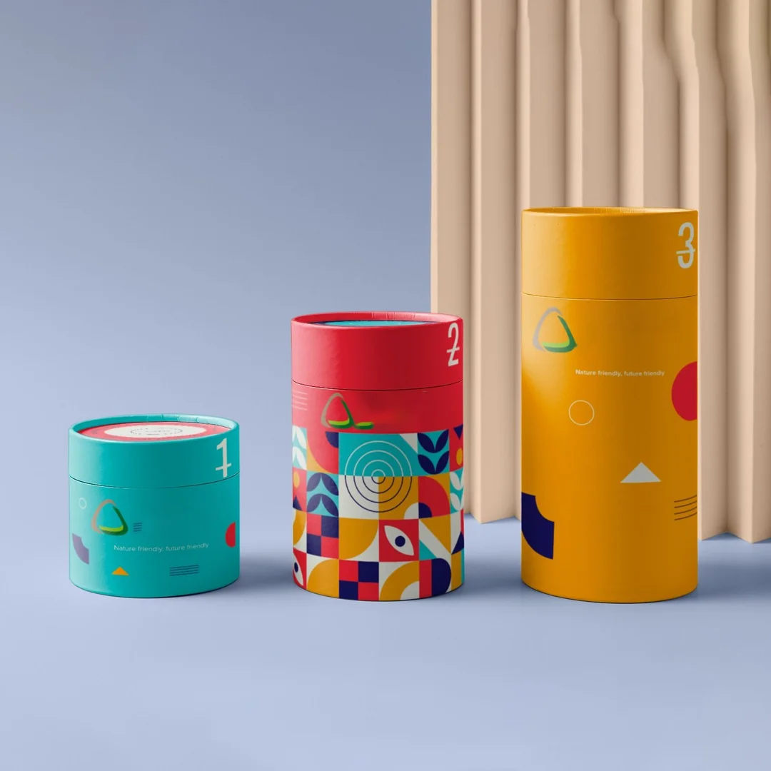 colorful heavy duty cardboard tubes