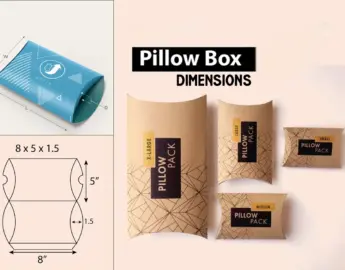 pillow box dimensions