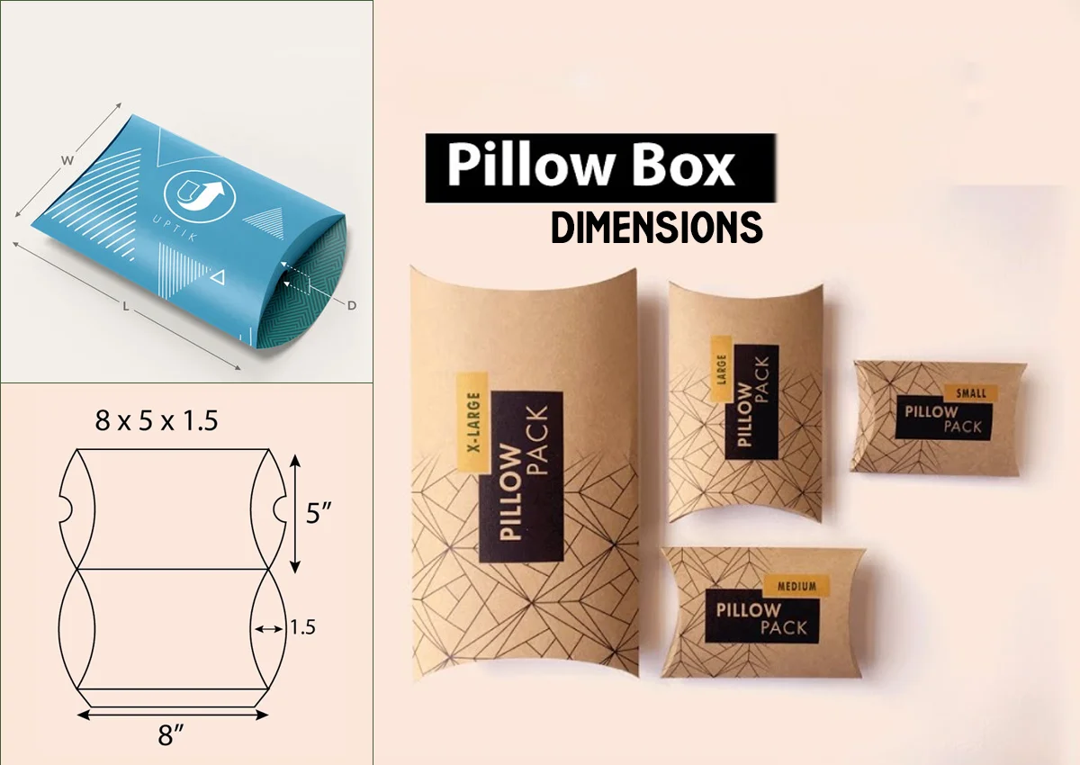 pillow box dimensions