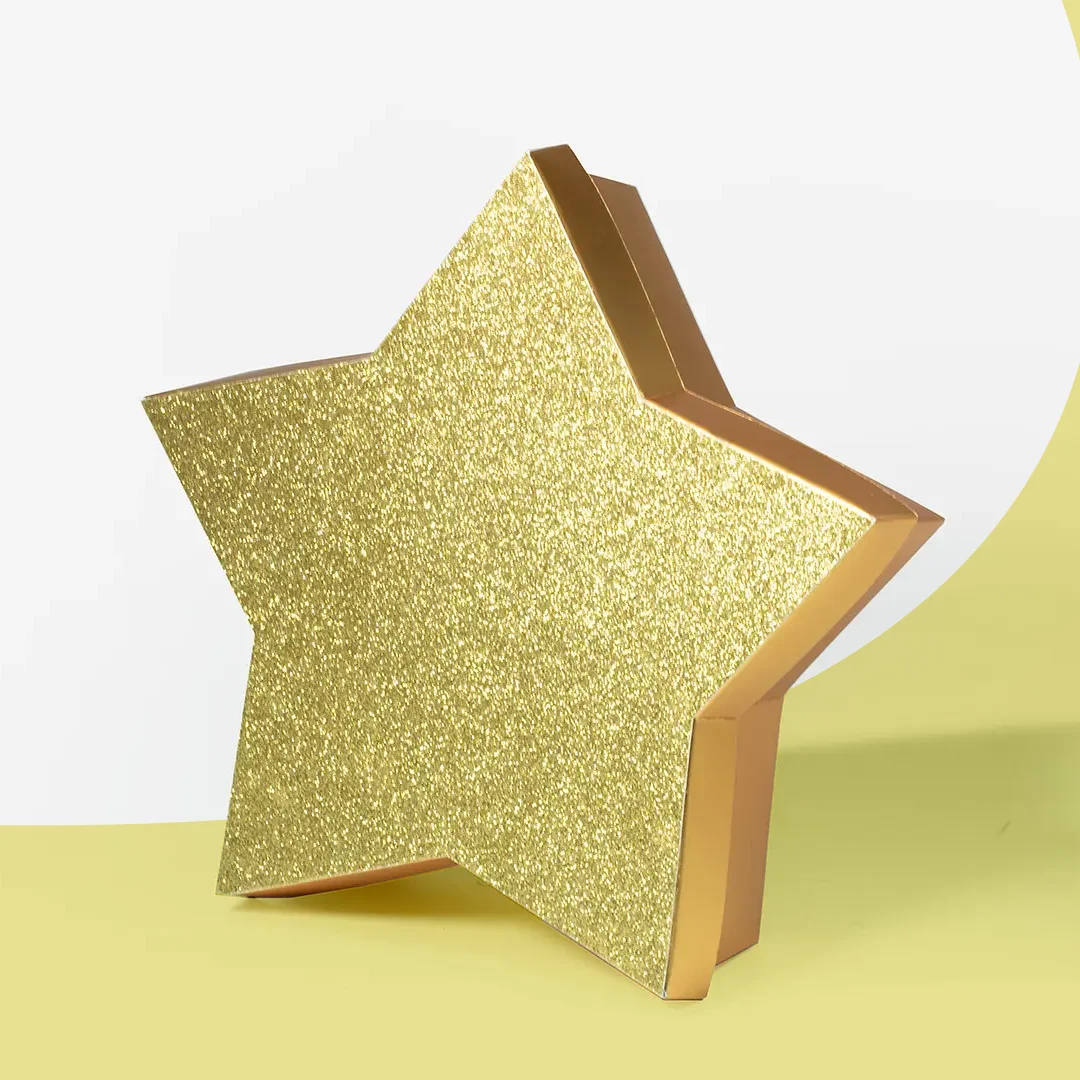 corner star cover packaging shape