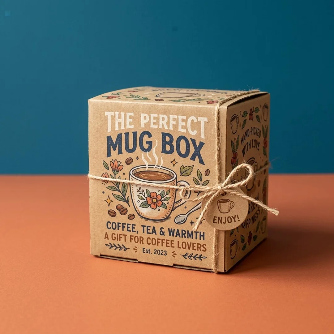 Colored Kraft Mug Boxes