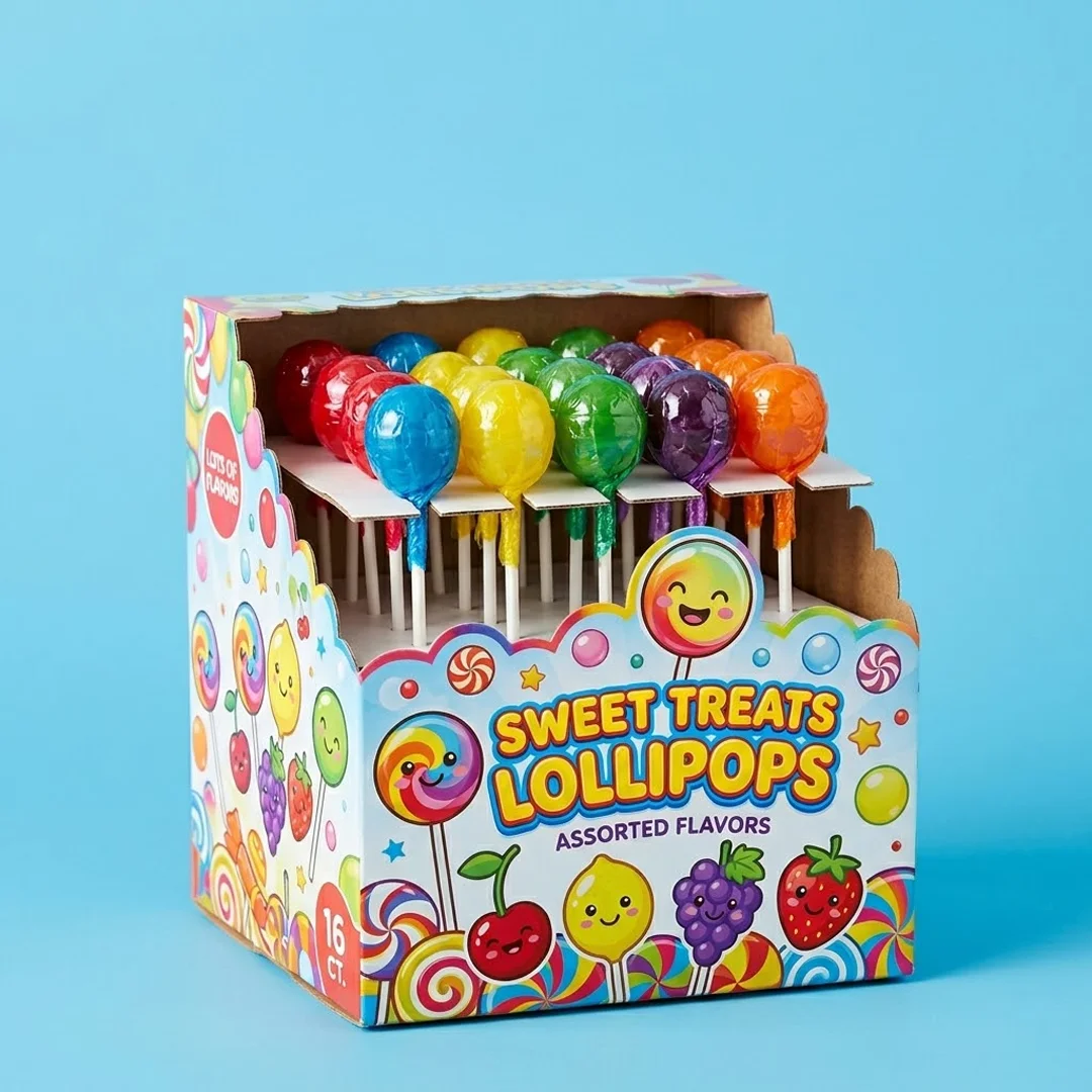 custom lollipop display boxes