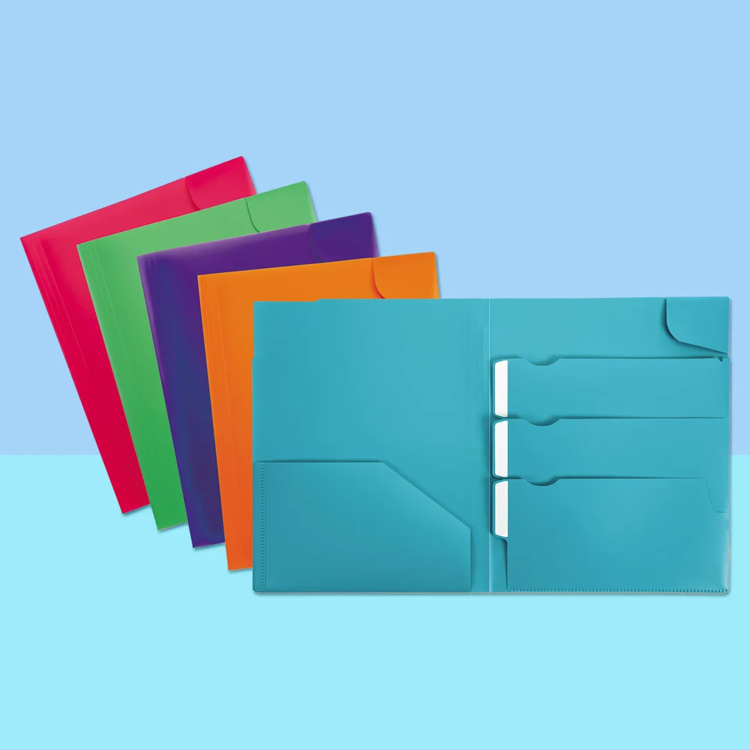 four pocket folder