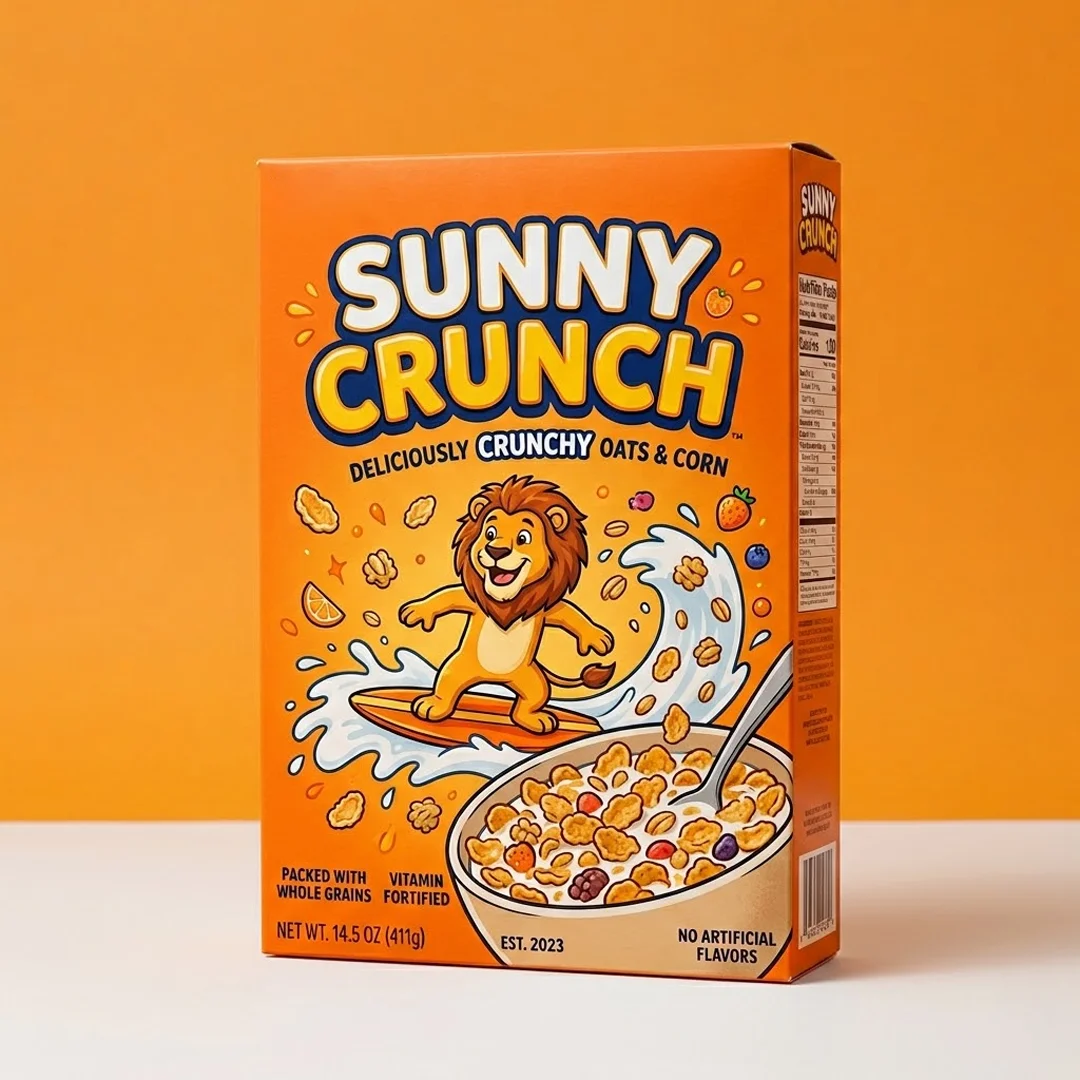 orange box cereal