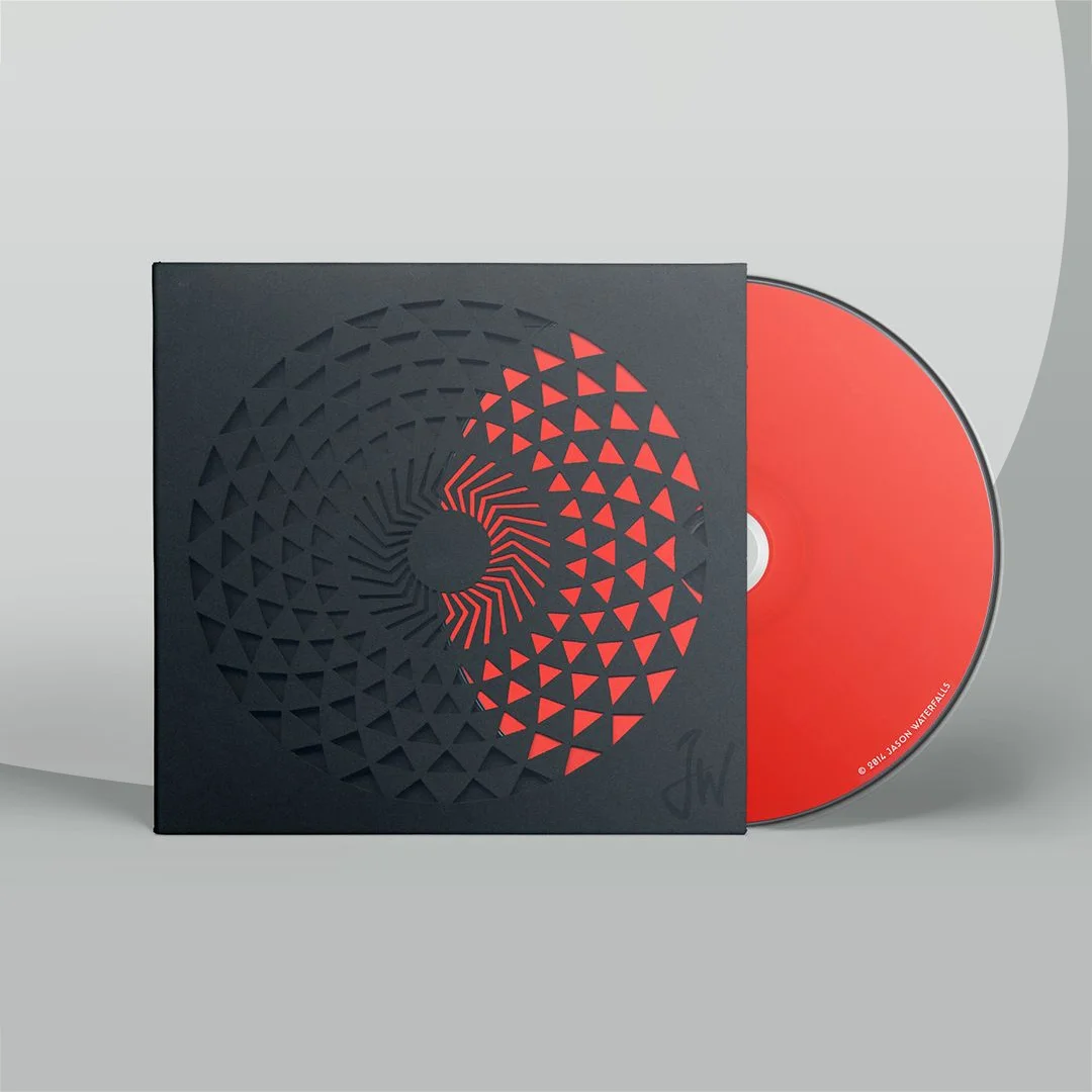 black cardboard cd sleeves