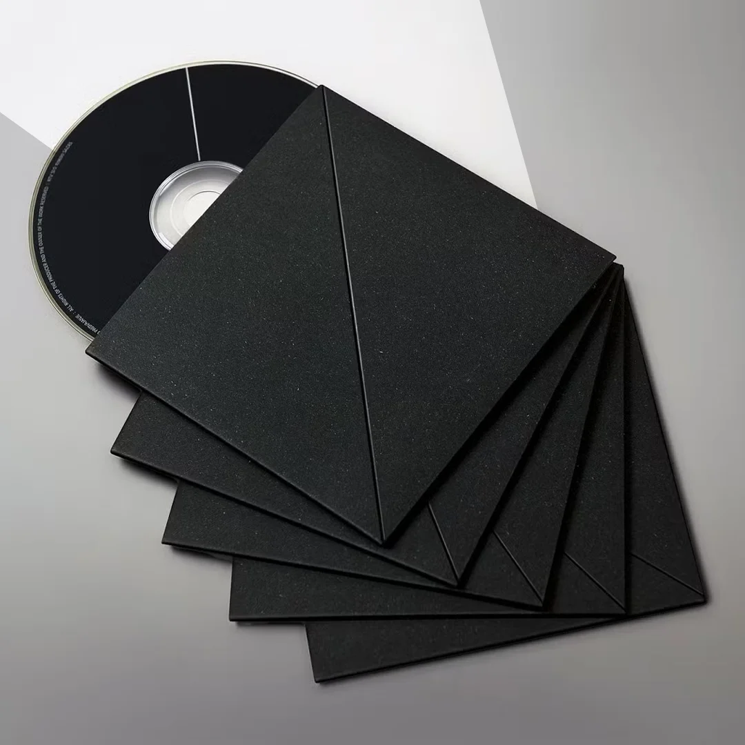 cd dvd black paper sleeves
