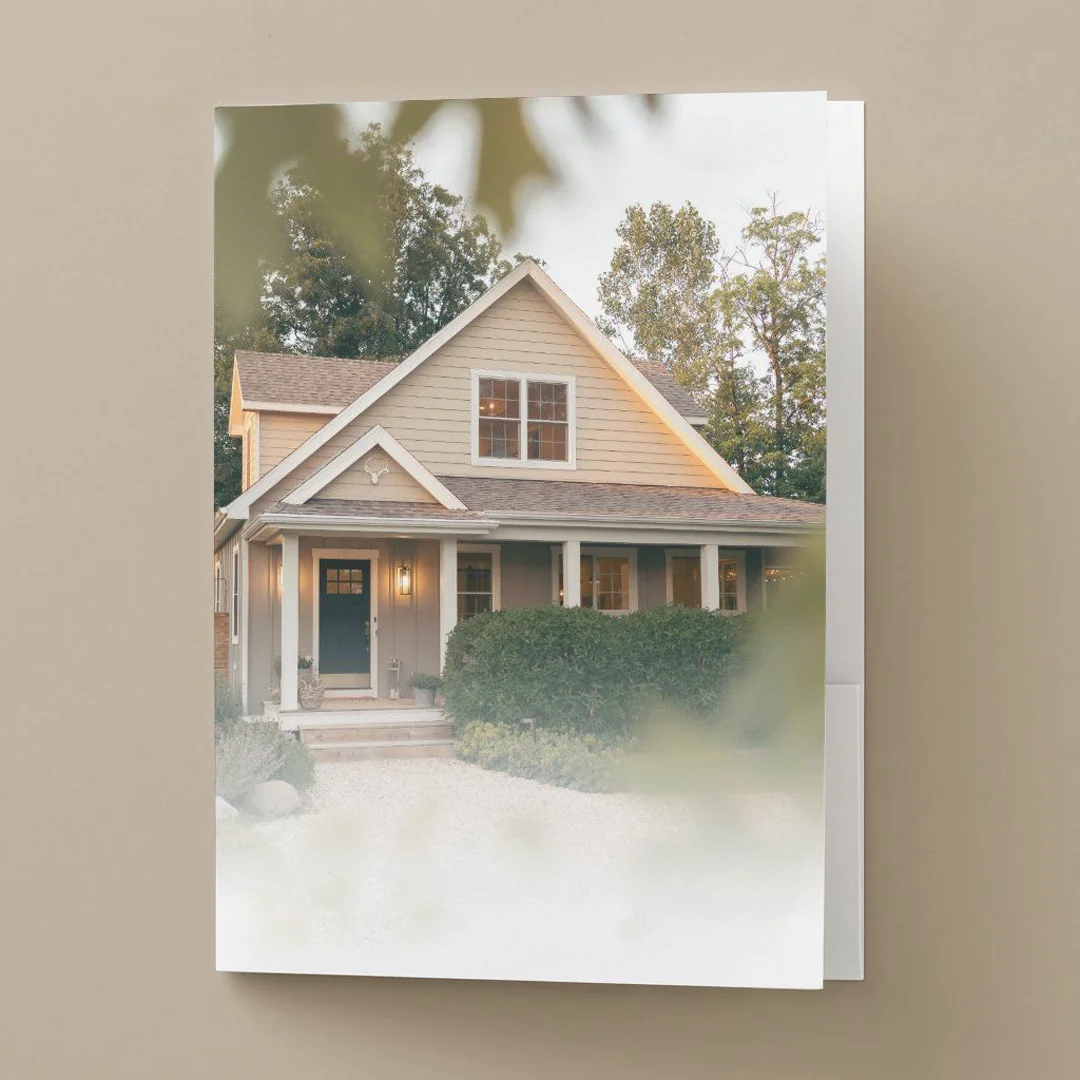 custom real estate folders