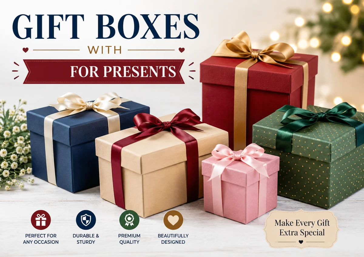 gift boxes with lids for presents