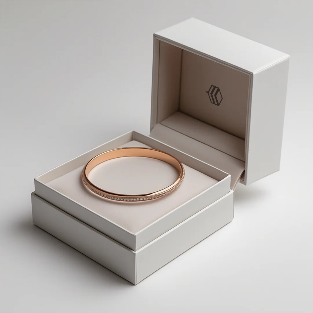 gold bangles box