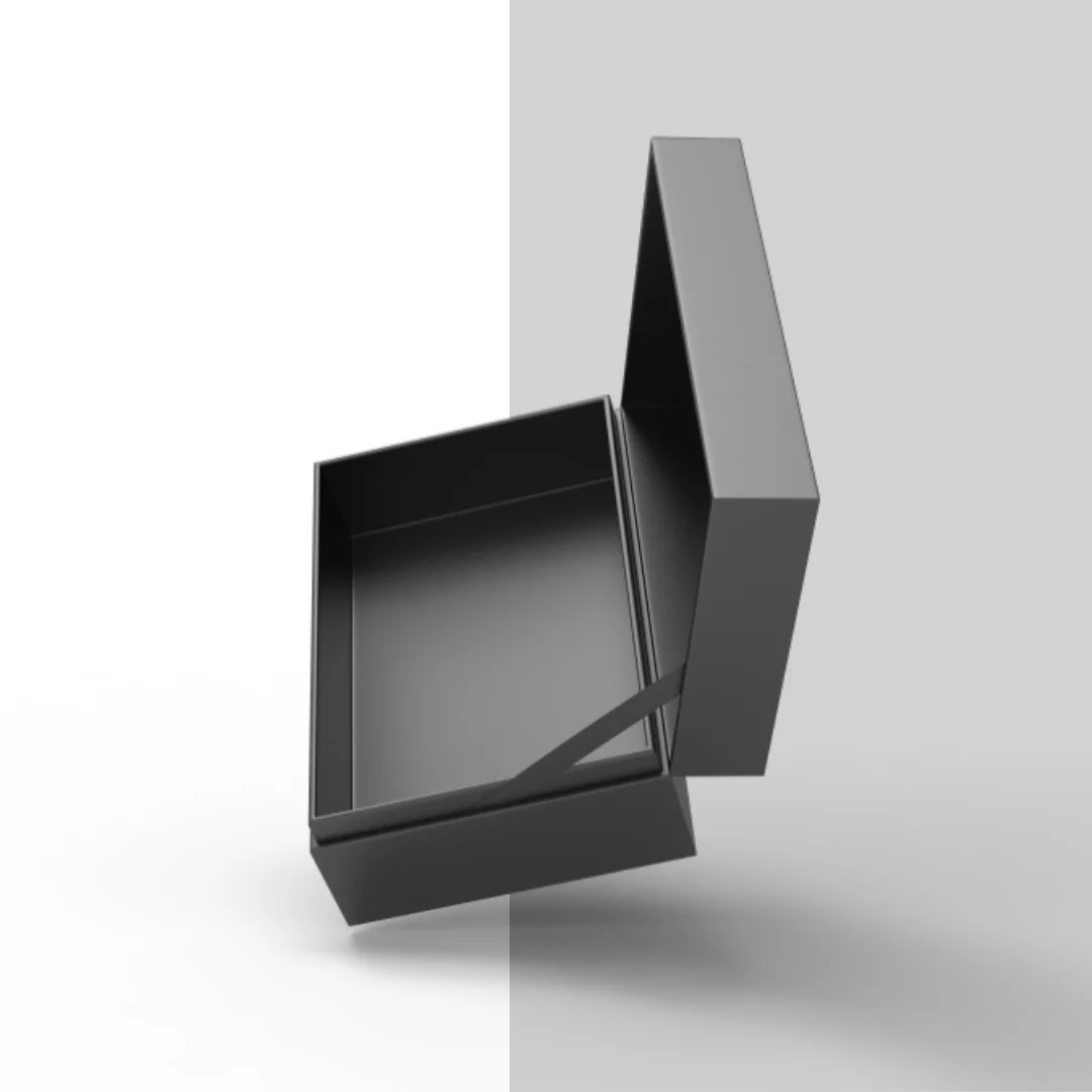 hinged lid rigid box