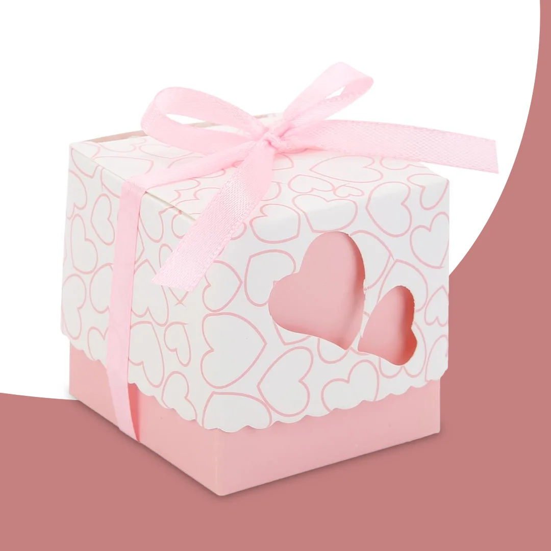 pink candy packaging boxes